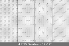 Silver foil seamless pattern overlay, PNG Product Image 1