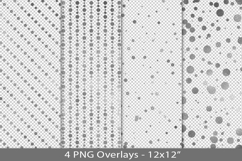 Silver foil seamless pattern overlay, PNG Product Image 1