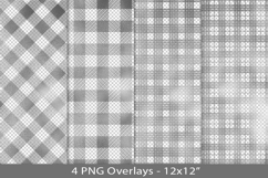 Silver foil seamless pattern overlay, PNG Product Image 1