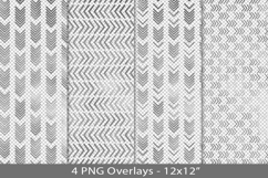 Silver foil seamless pattern overlay, PNG Product Image 1