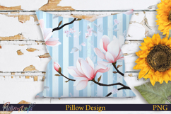 Pillow Design | Floral Stripes | Magnolia Product Image 1