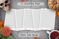 Spiroglyphics Halloween Coloring Pages for Adults Product Image 3