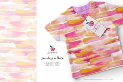 Brush strokes Seamless File, hot pink gold, paint stroke 050 Product Image 5