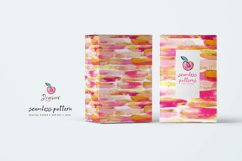 Brush strokes Seamless File, hot pink gold, paint stroke 050 Product Image 7