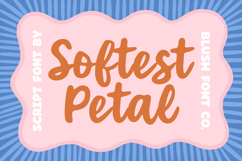 SOFTEST PETAL Brush Script Font Product Image 1