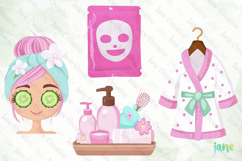 Spa Day Sublimation Clipart Product Image 1