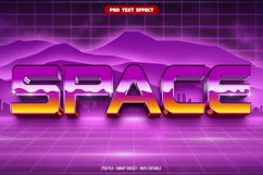 Space 3D editable text effect Product Image 1