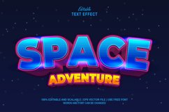 Space Adventure Editable Text Effect Style 3D Product Image 1