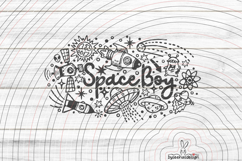 Space Boy cutting file SVG DXF Product Image 1
