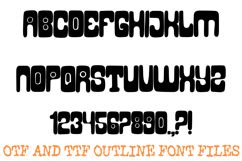 Space Cadet Alphabet Font Lettering ABC Sci-Fi Tech OTF TTF Product Image 2