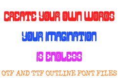 Space Cadet Alphabet Font Lettering ABC Sci-Fi Tech OTF TTF Product Image 3