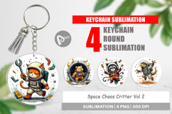 Keychain Space Chaos Critter Product Image 1
