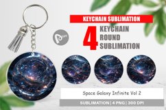Keychain Space Galaxy Infinite Product Image 1