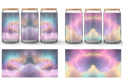 Glass Can Wraps Space Nebula Unicorn Color Product Image 5