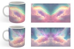 Space Nebula Unicorn Color | Mug sublimation design Product Image 5