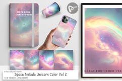 Digital Paper Nebula Unicorn Color Product Image 1