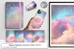 Digital Paper Nebula Unicorn Color Product Image 1