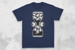 Escapism Black White T-shirt Designs Bundle