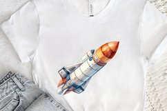 Spaceship Watercolor PNG Clipart Product Image 3