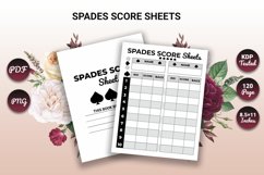 Spades Score Sheets | KDP Interior Product Image 1