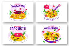 11 National Spaghetti Day Illustration Product Image 2