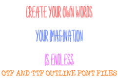 Spaghetti Pasta Lettering Font Food Thin ABC OTF Type Product Image 3