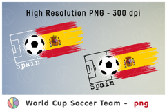 Spain National Soccer Team Flag. World Cup 2026 Product Image 1