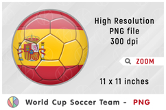 Spain National Team Soccer Ball. World Cup 2026 Product Image 1