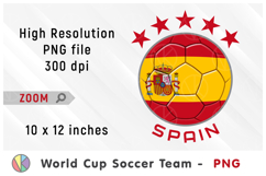 Spain National Team Soccer Ball. World Cup 2026 Product Image 1
