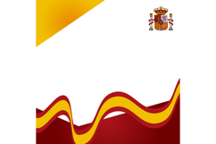 Spain national day of Catalonia twibbon 2025 template graphic Product Image 1