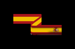 Spain national day of catalonia wave graphic Product Image 2