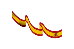 Spain national day of catalonia wave vector Product Image 1