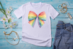 sparkle rainbow bow, accented coquette bow, festive bow design, rainbow clipart art, digital bow design, sparkle accent design, accented bow art, festive rainbow accent, coquette bow art, rainbow sublimation design
