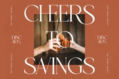 Sparkle Passion - All Caps Display Serif Font Product Image 2