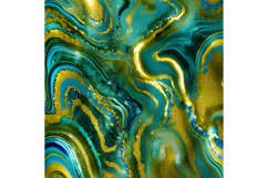 20 Oz Green Marble Glitter Agate Liquid Tumbler Warps Product Image 7