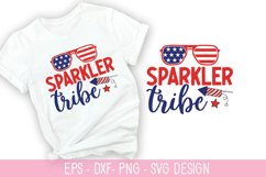 Sparkler tribe SVG - 4th of July SVG Design Product Image 1
