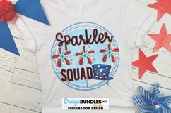 Sparkler Squad PNG | July 4th Sublimation Design Product Image 1