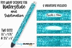 Waterslide Pen Wrap | Sparkle Shine Glitter | Sublimation Product Image 1