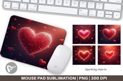 Mouse Pad Spark Hearts Product Image 1