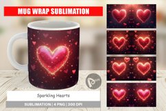 Mug Wrap Spark Hearts Product Image 1