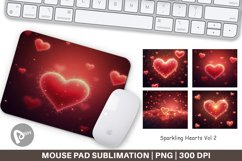 Mouse Pad Spark Hearts Product Image 1