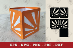 Sparkling Star Lantern Papercut SVG Product Image 1