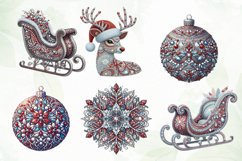 Sparkling Xmas Sublimation Clipart Product Image 6