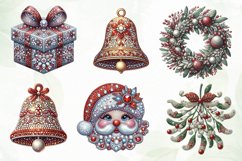 Sparkling Xmas Sublimation Clipart Product Image 3