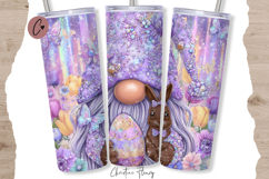 Easter Gnome Tumbler Wrap PNG - 4 Variations Product Image 5