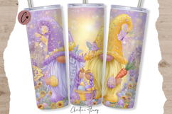 Easter Gnome Tumbler Wrap PNG - 4 Variations Product Image 2