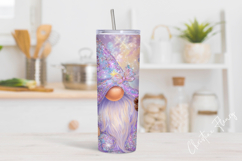 Easter Gnome Tumbler Wrap PNG | 20oz Skinny Tumbler PNG Product Image 2