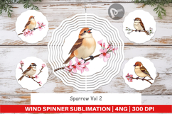 Wind Spinner Spring Sparrow Product Image 1