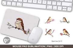 Mouse Pad Spring Sparrow Product Image 1