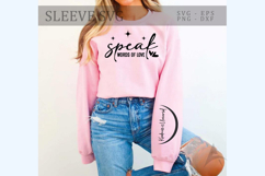 Speak Words of Love Sleeve SVG Product Image 2